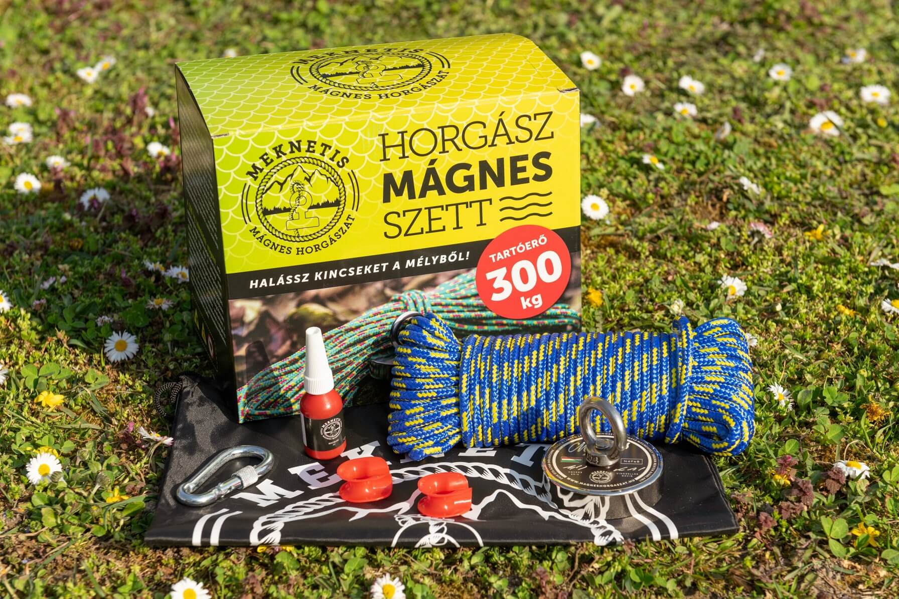 Extra Díszdobozos EK 300kg-os Horgász Mágnes Szett